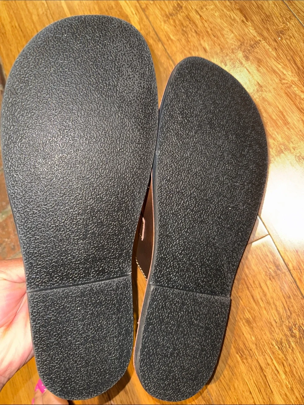 Men's Brown Leather Slip-On Clog